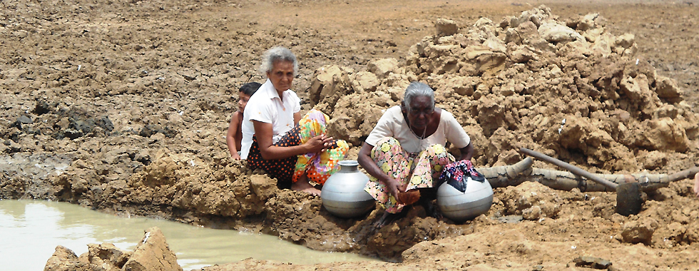 people facing drought
